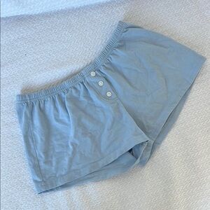 Brandy Melville Light Blue PJ Shorts